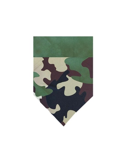 Camo/Green - Reversible Sport Bandanas  - Large