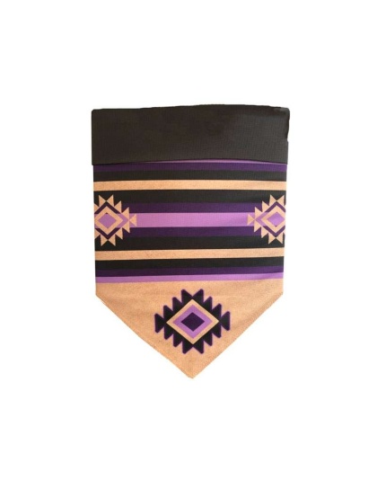 Pow Wow Pink/Purple - Reversible Sport Bandanas  - Large