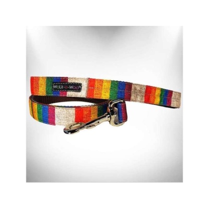 Rainbow Pride  - Dog Leads  - REGULAR Lead 1" width- 5' length