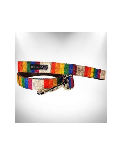 Rainbow Pride  - Dog Leads  - REGULAR Lead 1" width- 5' length