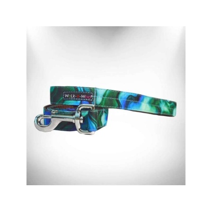 Ombre Turquoise - Dog Leash - REGULAR 1" width- 5' long