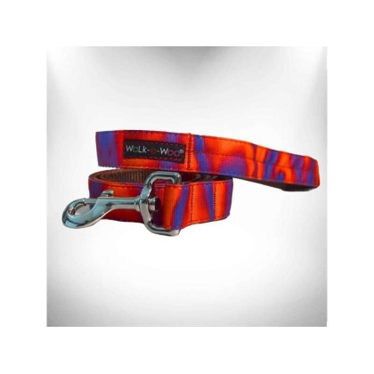 Red/Purple  - Dog Leash - REGULAR 1" width- 5' long