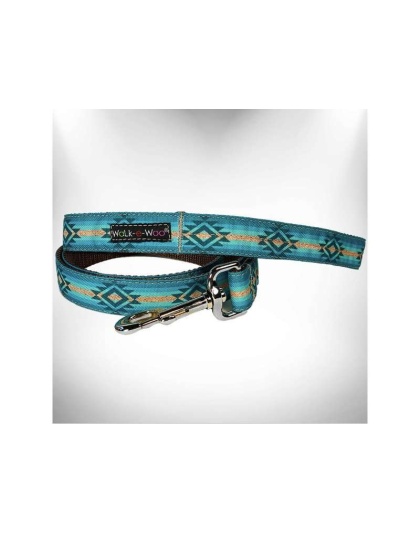 Turquoise Sky  - RaDog Leash - THIN 5/8" width- 5' long