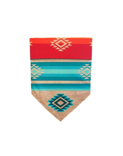 Turquoise Sky/Sky Fire - Sport Bandana  - Small