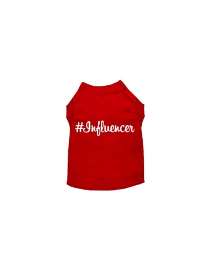 RED - #Influencer Shirt - 2X Large