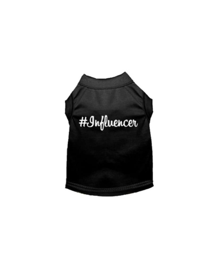 BLACK - #Influencer Shirt - Large