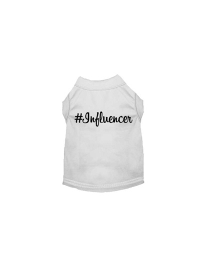 WHITE - #Influencer Shirt - 2X Large