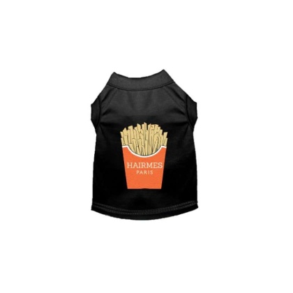 A Side of Hairmes French Fries Dog Shirt - X Small