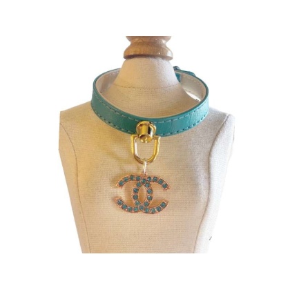 Teal Collar - Azure CC Collar - 10"