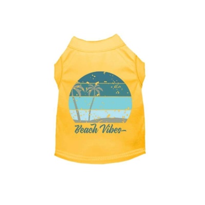 YELLOW - Beach Vibes Tee - X Small