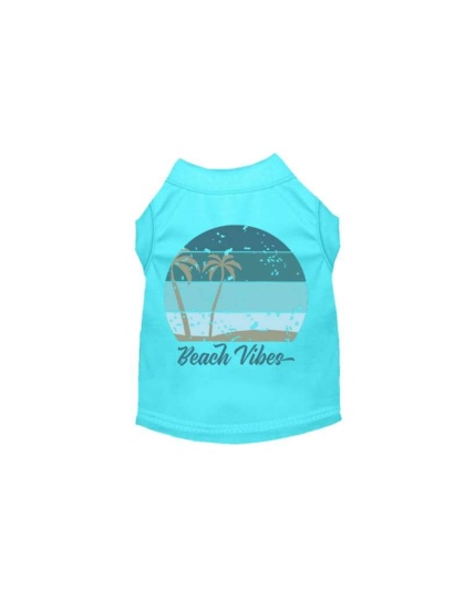 BLUE - Beach Vibes Tee - 2X Large