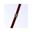 Burgundy Buckle Necklace - Large