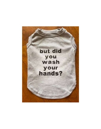 White - But did you wash your hands tee - Small