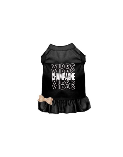 Champagne Vibes Dog Dress - Small