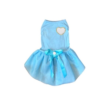 WHITE HEART - Chenille Heart Dress - Small