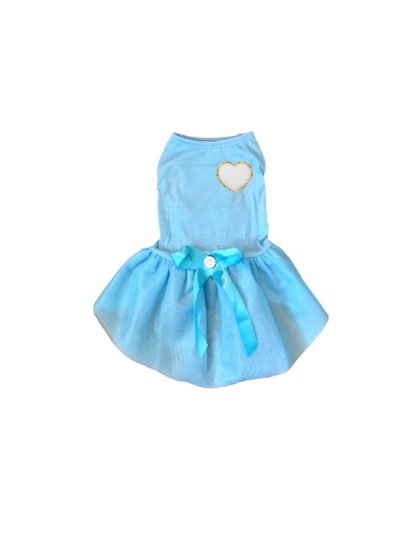 WHITE HEART - Chenille Heart Dress - Small