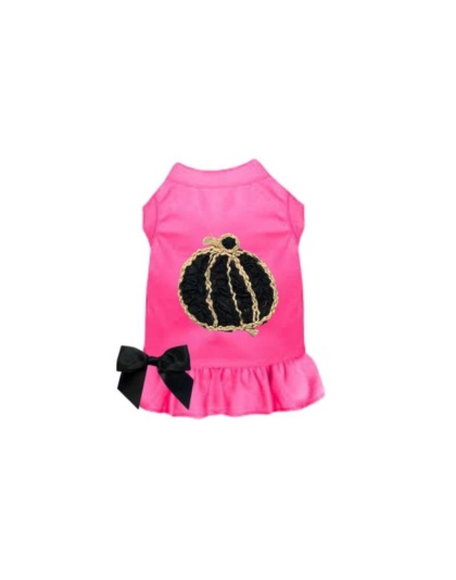 PINK - Chiffon Rose Halloween Pumpkin Dress - Large