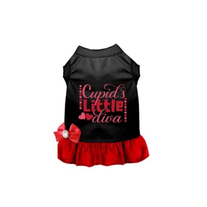 BLACK AND RED - Cupid's Little Diva - 2X Large