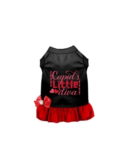 BLACK AND RED - Cupid's Little Diva - 2X Large