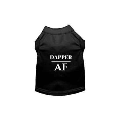 Black - Dapper AF Tee - Large