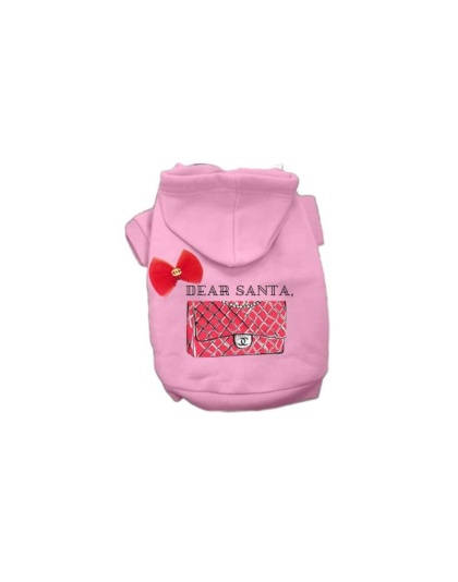 PINK - Dear Santa Hoodie - 2X Large