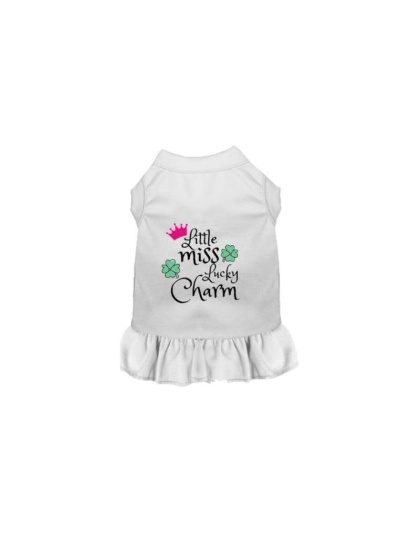 white - Little Miss Lucky Charm - Large