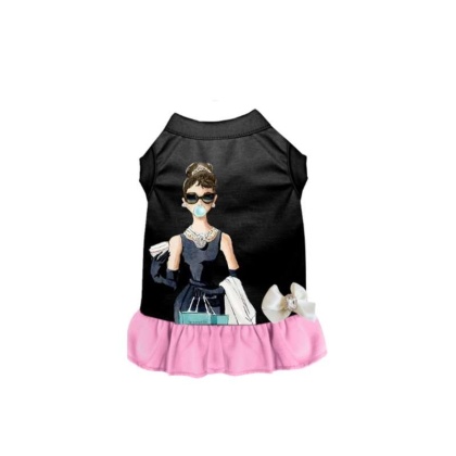 BLACK AND PINK - Little Miss Sniffany Dress - 2X Large