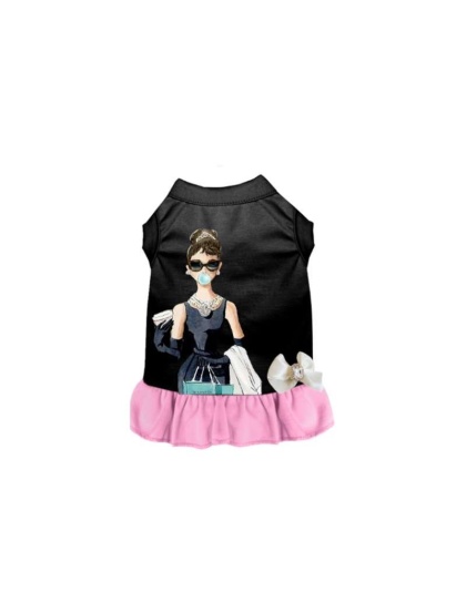 BLACK AND PINK - Little Miss Sniffany Dress - Large