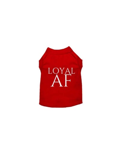 RED - Loyal AF - 2X Large