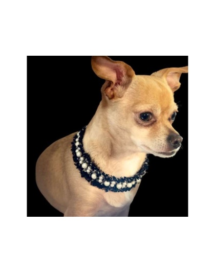 Luxurious Tweed Collar - X Large