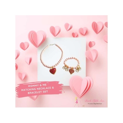 Mommy & Me Matching Necklace and Bracelet Set