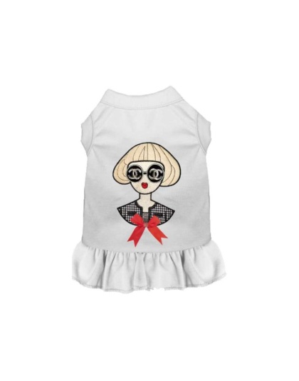 WHITE - Ms. Fashion Dress - Small