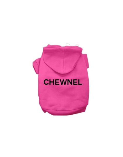 HOT PINK - My Fab Chewnel Warm Dog Hoodie - Large