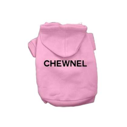 PINK - My Fab Chewnel Warm Dog Hoodie - X Small