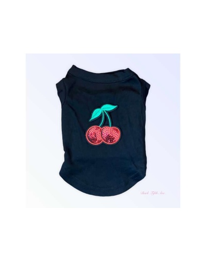 BLACK - My Fabulous Cherry Tank - Medium