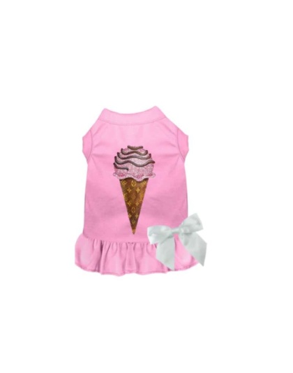 PINK - My Favorite Chewy Vuitton Ice Cream Dress - Large