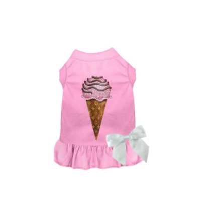 PINK - My Favorite Chewy Vuitton Ice Cream Dress - Medium