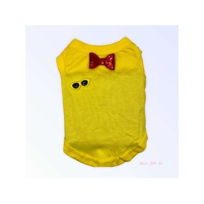 YELLOW - My Summertime Sunglasses & Bows Tank - 2X Large