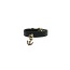 BLACK - Nautical Dog Charm Collar - 10"