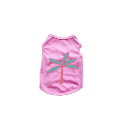 PINK - Palm Tree Tank Top - Medium