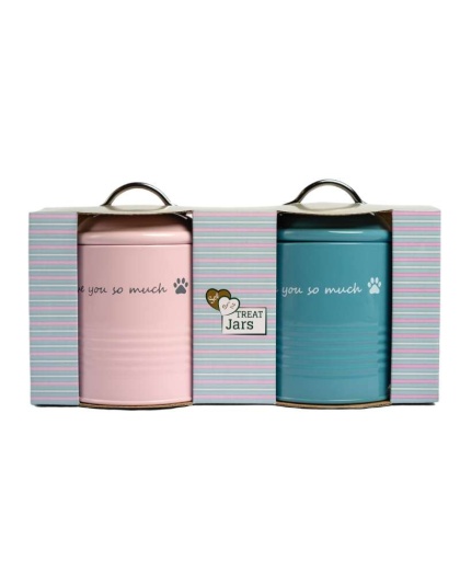 I Love You So Much Dog Treat Canister Gift Set