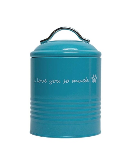 I Love You So Much Dog Treat Canister Gift Set