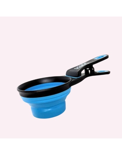 "Scoop There It Is!" Blue Dog Food Scooper