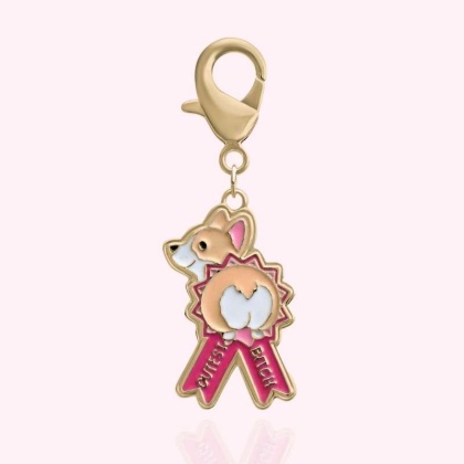 Gold - "Cutest Bitch" Dog Collar Charm