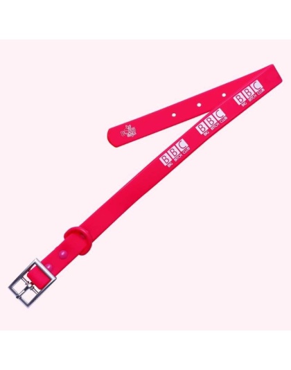 "BBC: Big Bitch Club" Pink Silicone Collar - Medium