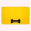 "Feed Me Human" Yellow Dog Food Mat