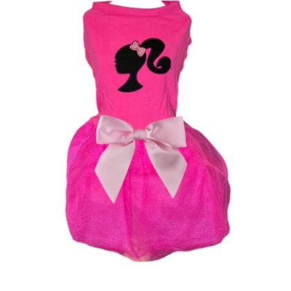 Barbie Silhouette Tutu Dog Dress - L