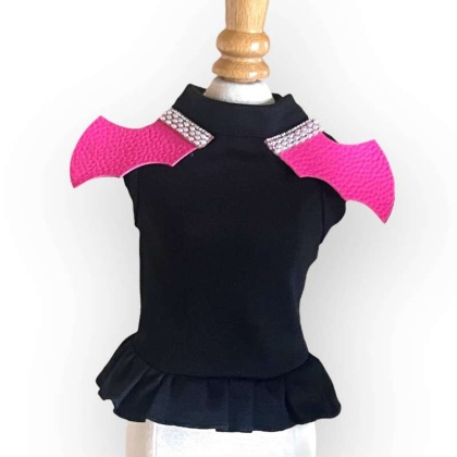 Bat Girl- Dog Dress - Small