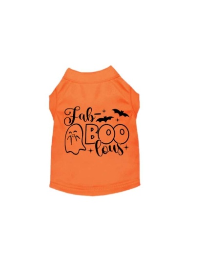 Fab-BOO-lous Ghost- Dog Shirt - XS