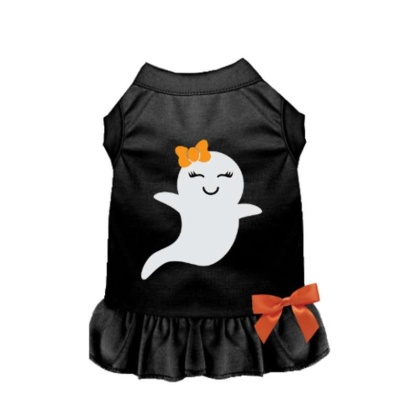 Fabby the Fabulous Ghost- Dog Dress - XS